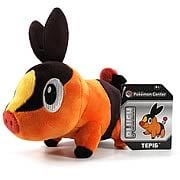 Pokemon Center Black and White Tepig Plush